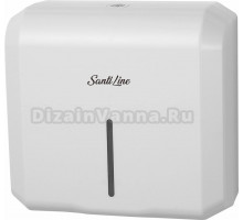 Диспенсер бумажных полотенец SantiLine SL-8012 глянцевый белый