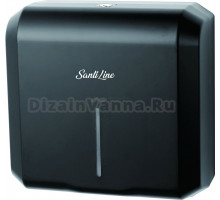 Диспенсер бумажных полотенец SantiLine SL-8013 матовый черный