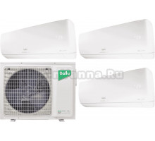 Мультисплит-система Ballu Super Free Match BSUI-FM/in-12HN8 + BSUI-FM/in-18HN8 35 м2 + 50 м2 + 50 м2, белая