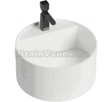 Накладная раковина Salini Armonia Round Top 02 130422TM белый