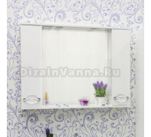 Зеркало-шкаф Sanflor Палермо 105 R белый, с подсветкой