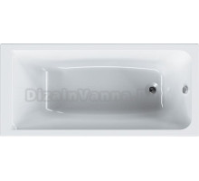 Акриловая ванна AM.PM Tender Square 150x70 см, с каркасом