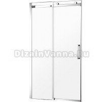 Душевая дверь в нишу AQUAme AQM4201F-10 100 см, профиль хром, стекло прозрачное