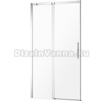 Душевая дверь в нишу AQUAme AQM4803-10 100 см, профиль хром, стекло прозрачное
