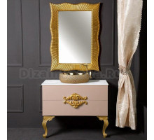 Мебель для ванной Armadi Art NeoArt 100 капучино с ручками золото, с ножками