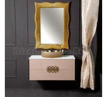 Мебель для ванной Armadi Art NeoArt 100 капучино с ручками Ajur золото