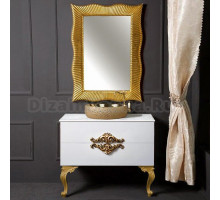 Мебель для ванной Armadi Art NeoArt 100 белая с ручками золото, с ножками