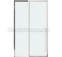 Дверь для душевого уголка Veconi Premium Trento PTD-30CH 120 см, профиль хром, стекло прозрачное