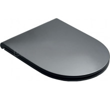 Крышка-сиденье Simas Trevi TR 004 black matt с микролифтом, матовая черная