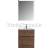 Мебель для ванной BelBagno Kraft 60 напольная, rovere tabacco, раковина BB1923-600