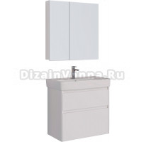Мебель для ванной Lemark Combi 80 белая глянцевая