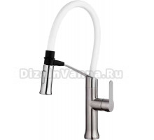 Смеситель для кухни Fashun A54501-8 сатин, белый