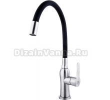 Смеситель для кухни Fashun A54801-7 сатин, черный