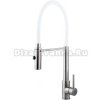 Смеситель для кухни Fashun A54111-8 сатин, белый