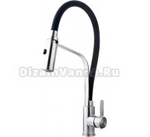 Смеситель для кухни Fashun A54112-7 сатин, черный