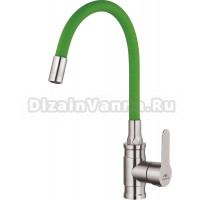 Смеситель для кухни Fashun A54401-6 сатин, зеленый