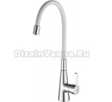 Смеситель для кухни Fashun A4153+B03 хром, белый