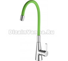 Смеситель для кухни Fashun A4153+B05 хром, зеленый