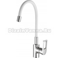 Смеситель для кухни Fashun A4253+B03 хром, белый