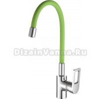 Смеситель для кухни Fashun A4253+B05 хром, зеленый