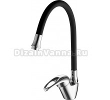 Смеситель для кухни Fashun A4403+A7250 хром, черный