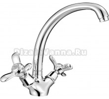 Смеситель для кухни Fashun A4212, хром