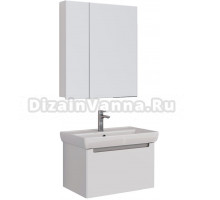 Мебель для ванной Lemark Buno mini 70 белая глянцевая, 1 ящик