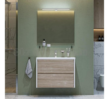 Мебель для ванной Velvex Gesso 80.2Y дуб сонома, белая