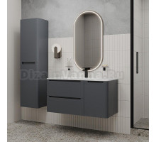 Мебель для ванной IDDIS Edifice 100 подвесная, темно-серая