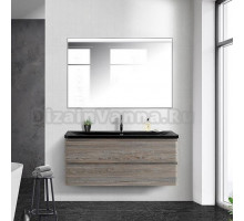 Мебель для ванной BelBagno Albano 120 подвесная, pino scania, черная матовая раковина