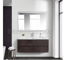 Мебель для ванной BelBagno Albano 120 подвесная, rovere nature grigio, белая глянцевая раковина