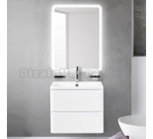 Мебель для ванной BelBagno Albano 60 подвесная, bianco lucido