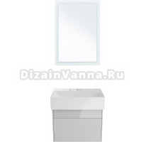 Мебель для ванной Kerama Marazzi Logica 60 подвесная, белоснежная, с отверстием под дозатор