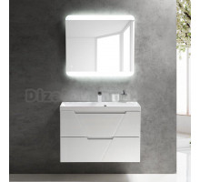 Мебель для ванной BelBagno Vittoria 90 подвесная, bianco lucido, белая глянцевая раковина