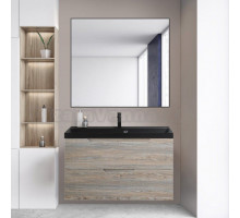 Мебель для ванной BelBagno Vittoria 100 подвесная, pino, черная матовая раковина