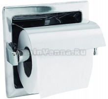 Держатель туалетной бумаги Nofer Classic 05203.B встраиваемый, глянцевый + Салфетки Nofer OC-1-33 100 шт