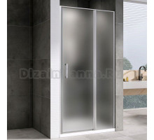 Душевая дверь в нишу Abber Sonnenstrand AG04110MS 110 см, профиль хром, стекло матовое