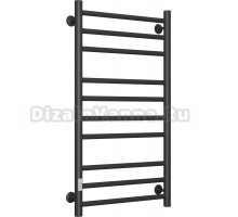 Полотенцесушитель электрический Bauedge M0020 100х50 L черный матовый