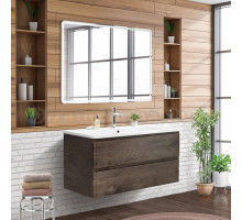 Мебель для ванной BelBagno Albano-Cer 105 подвесная, robere nature grigio