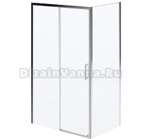 Душевой уголок Kerama Marazzi Vetro 110х80 см, профиль хром