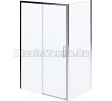 Душевой уголок Kerama Marazzi Vetro 120х90 см, профиль хром