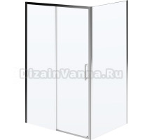 Душевой уголок Kerama Marazzi Vetro 120х100 см, профиль хром