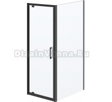 Душевой уголок Kerama Marazzi Vetro 70х100 см, профиль матовый черный