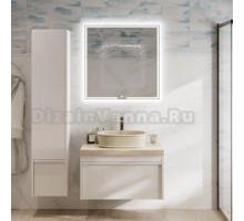 Мебель для ванной Kerama Marazzi Modula 80, подвесная, белая глянцевая