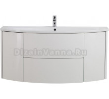 Тумба с раковиной Cezares Eden 120 bianco lucido, раковина 50178