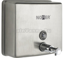 Диспенсер для мыла Nofer Inox 03004.S + Салфетки Nofer OC-1-33 100 шт