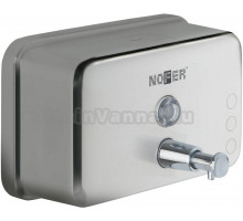 Диспенсер для мыла Nofer Inox 03042.B + Салфетки Nofer OC-1-33 100 шт