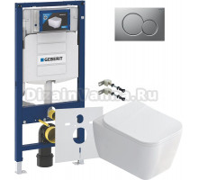Комплект Унитаз подвесной STWORKI Монтре SETK3204-2616 безободковый, с микролифтом + Крепления Geberit Duofix 111.815.00.1 к стене + Шумоизоляция 156.050.00.1 + Инсталляция UP 320 111.300.00.5 + Кнопка Sigma 01 115.770.JQ.5 лакированная, матовый хром