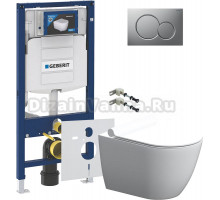 Комплект Унитаз подвесной STWORKI Нюборг HCNBG1700SC безободковый, с микролифтом + Крепления Geberit Duofix 111.815.00.1 к стене + Шумоизоляция 156.050.00.1 + Инсталляция UP 320 111.300.00.5 + Кнопка Sigma 01 115.770.JQ.5 лакированная, матовый хром