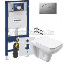 Комплект Унитаз подвесной STWORKI Дублин SETK3504-0605-001-1-6000 с микролифтом + Крепления Geberit Duofix 111.815.00.1 к стене + Шумоизоляция 156.050.00.1 + Инсталляция UP 320 111.300.00.5 + Кнопка Sigma 01 115.770.JQ.5 лакированная, матовый хром